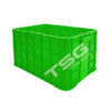 Thùng nhựa đặc 3t1 màu xanh lá
