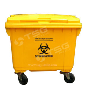 thùng rác y tế 660 lít