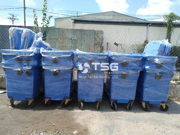 Mua thùng rác 660 lít Nhựa Tân Sài Gòn