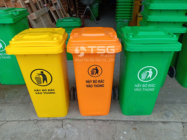 Thùng rác 120 lít Nhựa Tân Sài Gòn