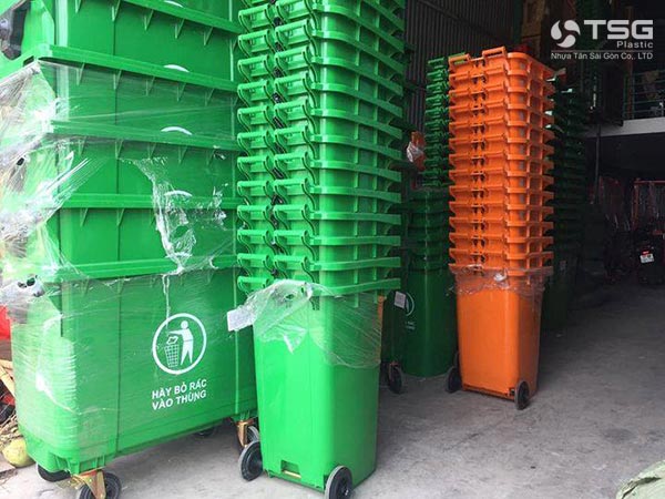 Thùng rác 240 lít Nhựa Tân Sài Gòn