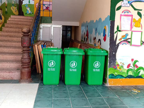 Thùng rác công cộng tại Kiên Giang