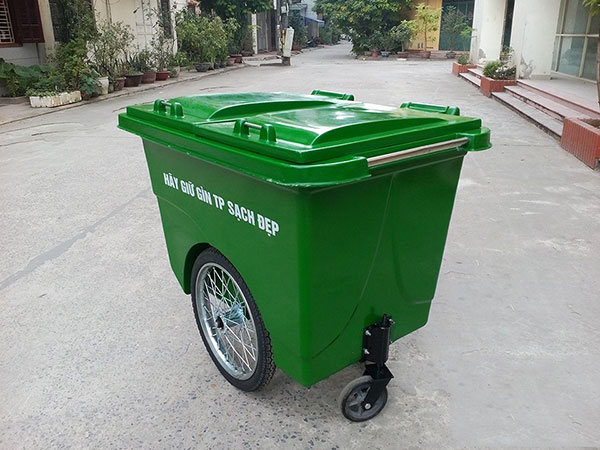 Thùng rác công cộng tại Quận Bình Tân