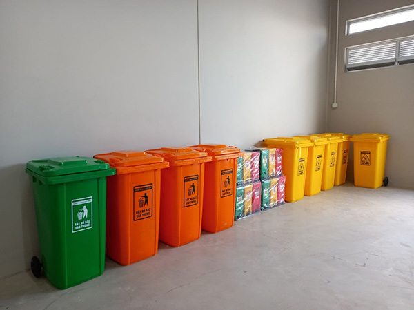 Thùng rác công cộng tại Quận Phú Nhuận