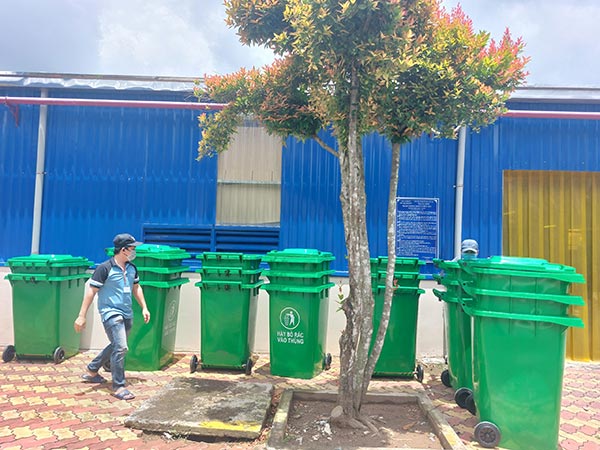 Thùng rác công cộng tại Quận Tân Bình
