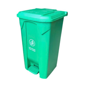thung-rac-100l-dap-chan-mau-xanh-la-gia-re
