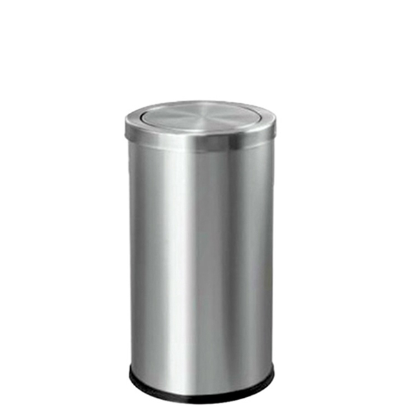 Thùng rác inox nắp lật 250