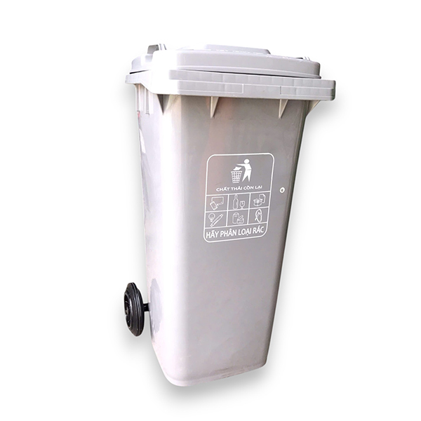Thùng rác phân loại 120L xám thung-rac-phan-loai-120l-xam